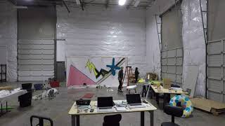 LIVING THE PIPE DREAM: Building a window pop-up art installation display