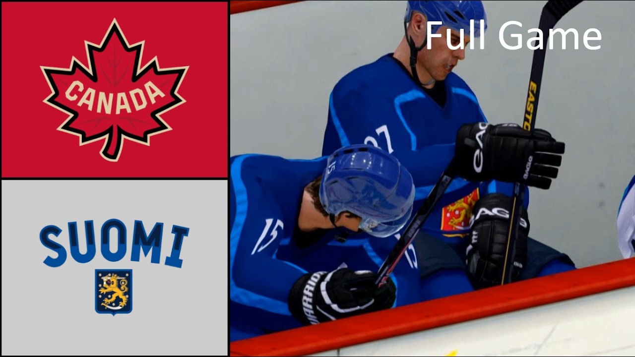 4 Nations - Canada vs. Finland - Full Game - NHL 14