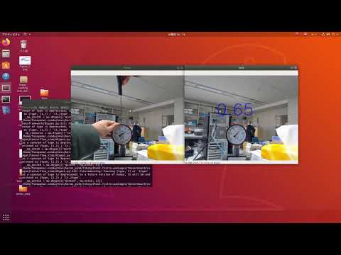 Demonstration with automatic normal analog meter reading