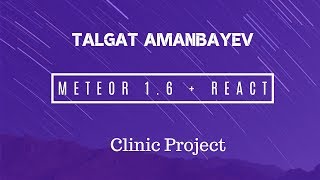 Meteor 1.6 + React = Live Coding - Dental Clinic reboot, part 8