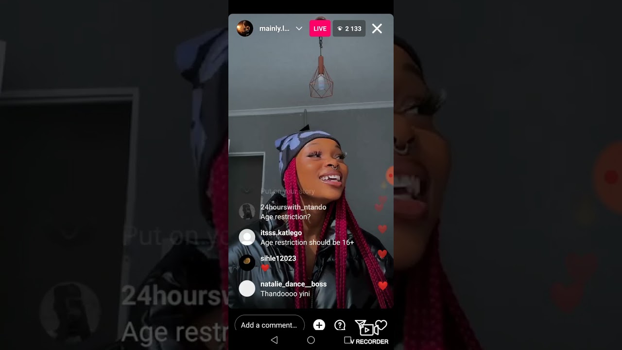 mainly.lebo Live on her birthday