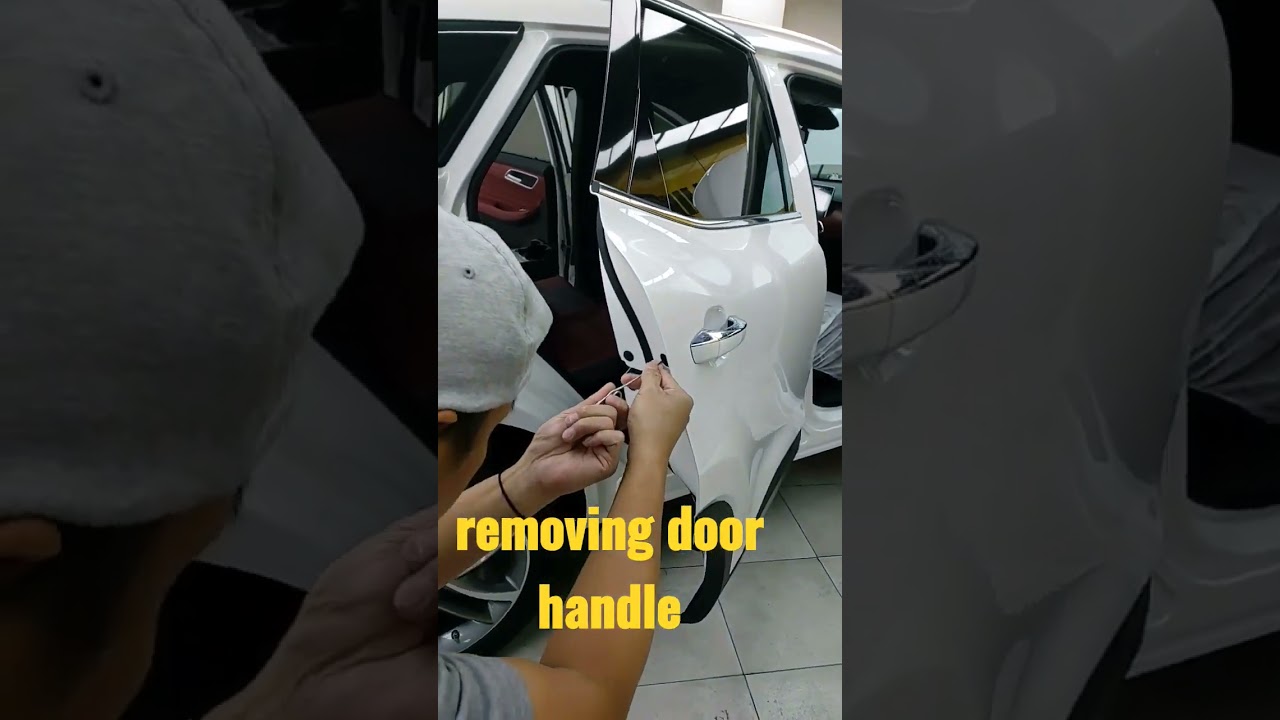 How to remove handle for MG 2022 model 