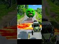 Cars vs Lava pit &amp; hammer -87. #beamngdrive #shorts #viral