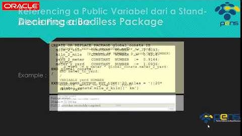 Praktikum 11  Creating Package