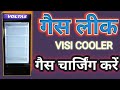 Gas leak Gas charging frige Repair Visi Cooler.