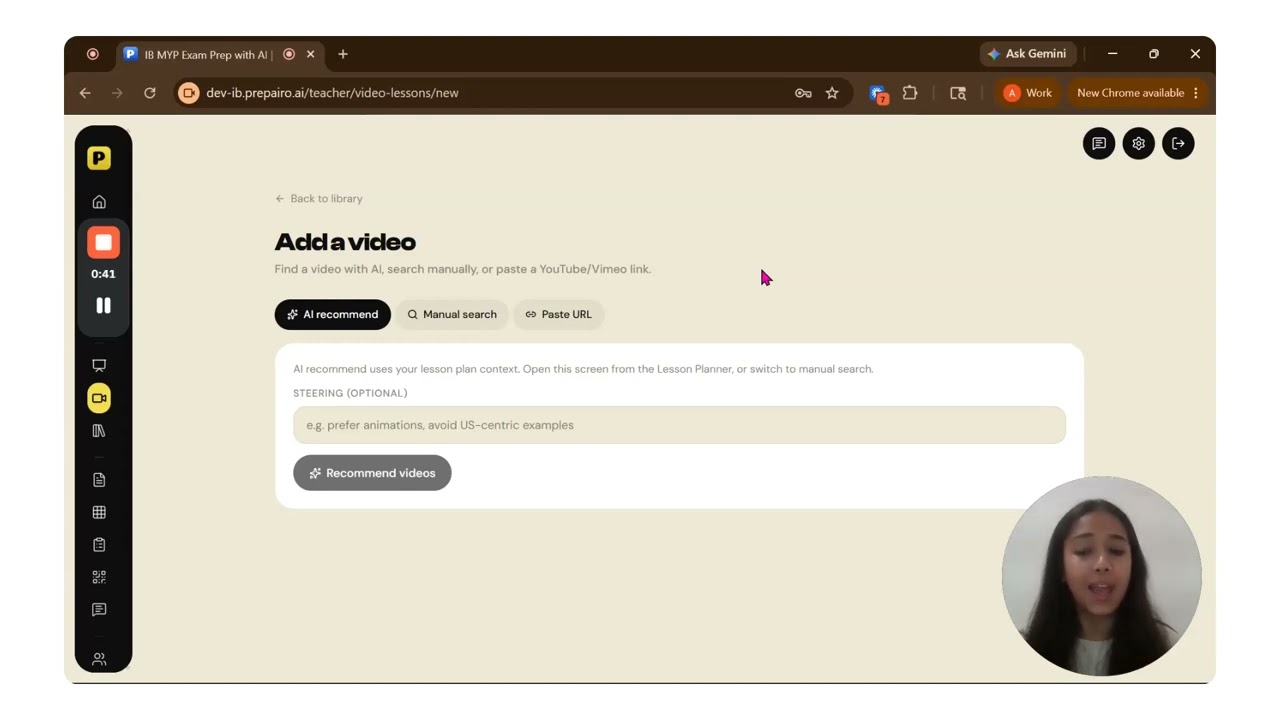 Video Library · demo thumbnail