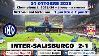 24.10.2023 INTER-SALISBURGO 2-1 **7 PUNTI in 3 PARTITE Champions!** (Video Biapri)