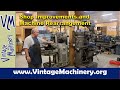 Shop Improvements and Rearrangement of the Machine Tools