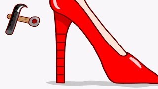 ヒールでだるま落としやってみた【バカゲー】