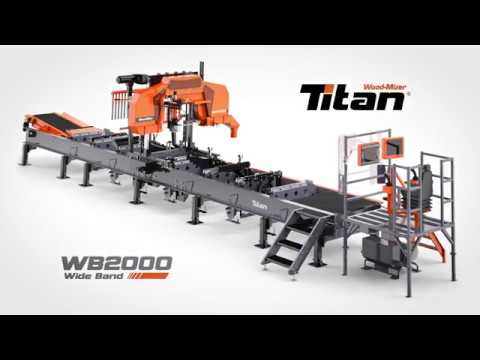 Wood-Mizer WB2000 Wideband Sawmill-  HIGH PERFORMANCE, PROFESSIONAL SAWMILLING