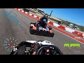 COTA Karting - Carlos vs. Will (Helmet Cam)