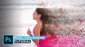 Photoshop Tutorial - How To Create a Pixel Explosion Effect