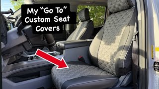 Installing Clazzio Custom Seat Covers On My 2025 Ford F250 XLT