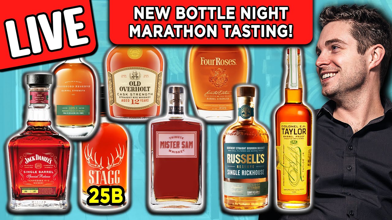 LIVE! Jack Tanyard Rye, Russell's CNE, MISTER SAM, EH Taylor Barrel Proof, & MORE!