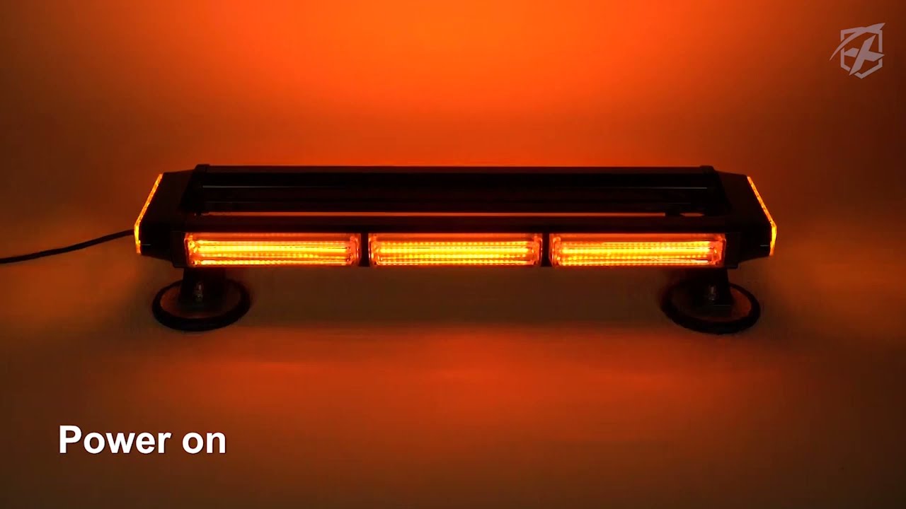 Pursuit 20" COB Series Rooftop LED Strobe Light with Magnetic Base