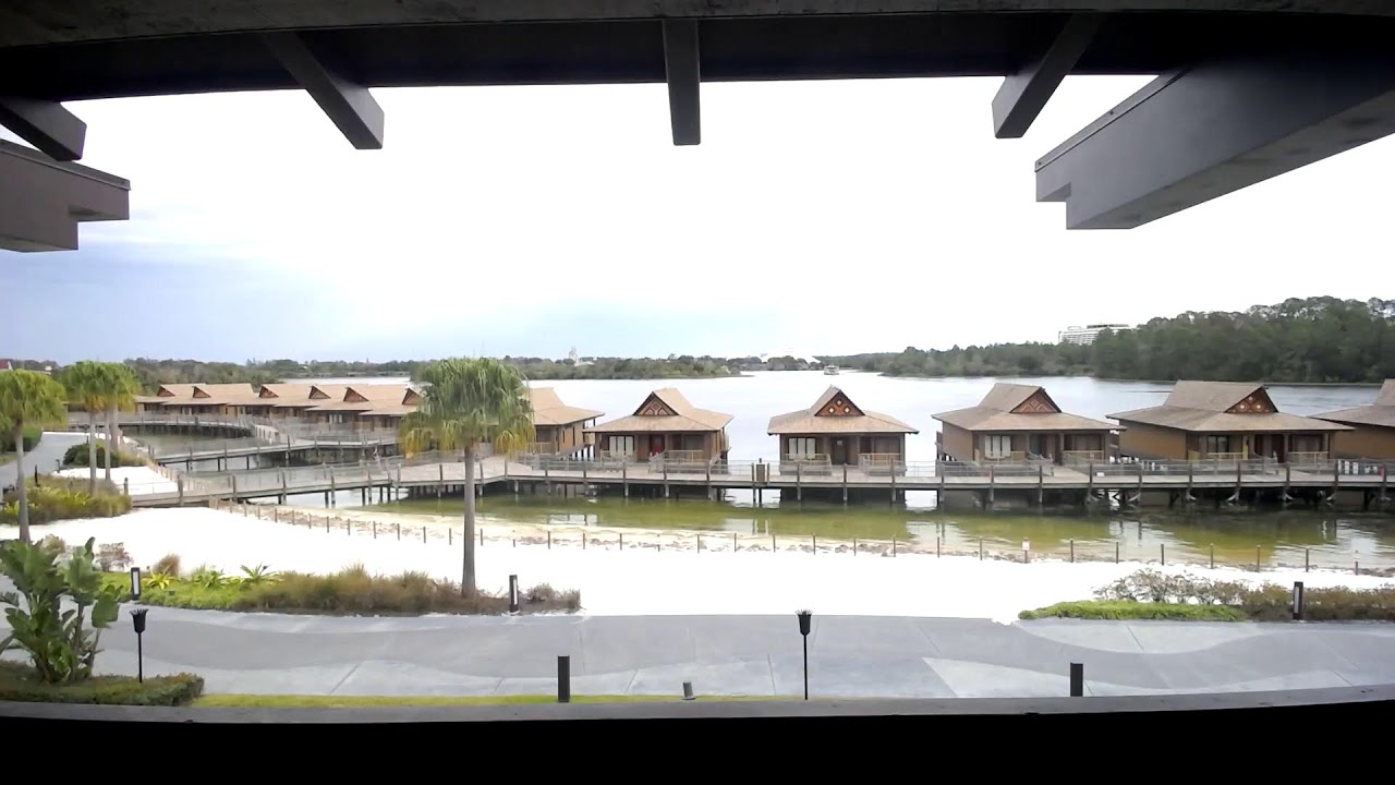 Disney's Magic Kingdom from the Polynesian longhouses