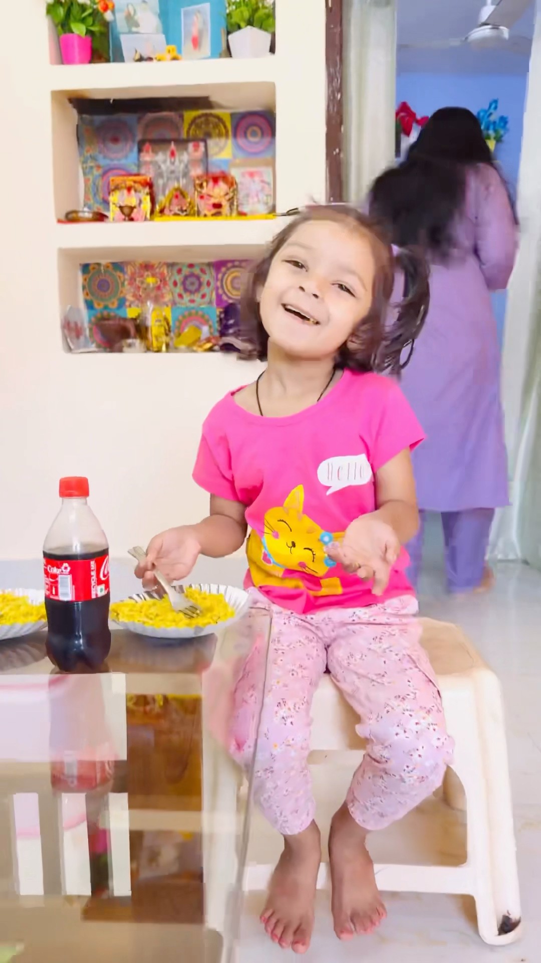 Tooktook ne mummy ka khel khatm kar di maggi ke sath