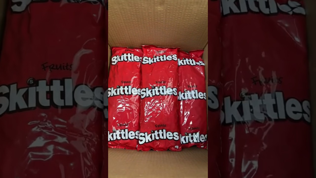 😅🏋️ Brianna's second HUGE Skittles order. All we're saying is