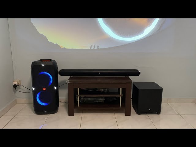 JBL Partybox 310 vs JBL SB450 Soundbar | Sound & Bass Test