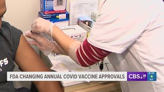 FDA changing annual COVID vaccine approvals