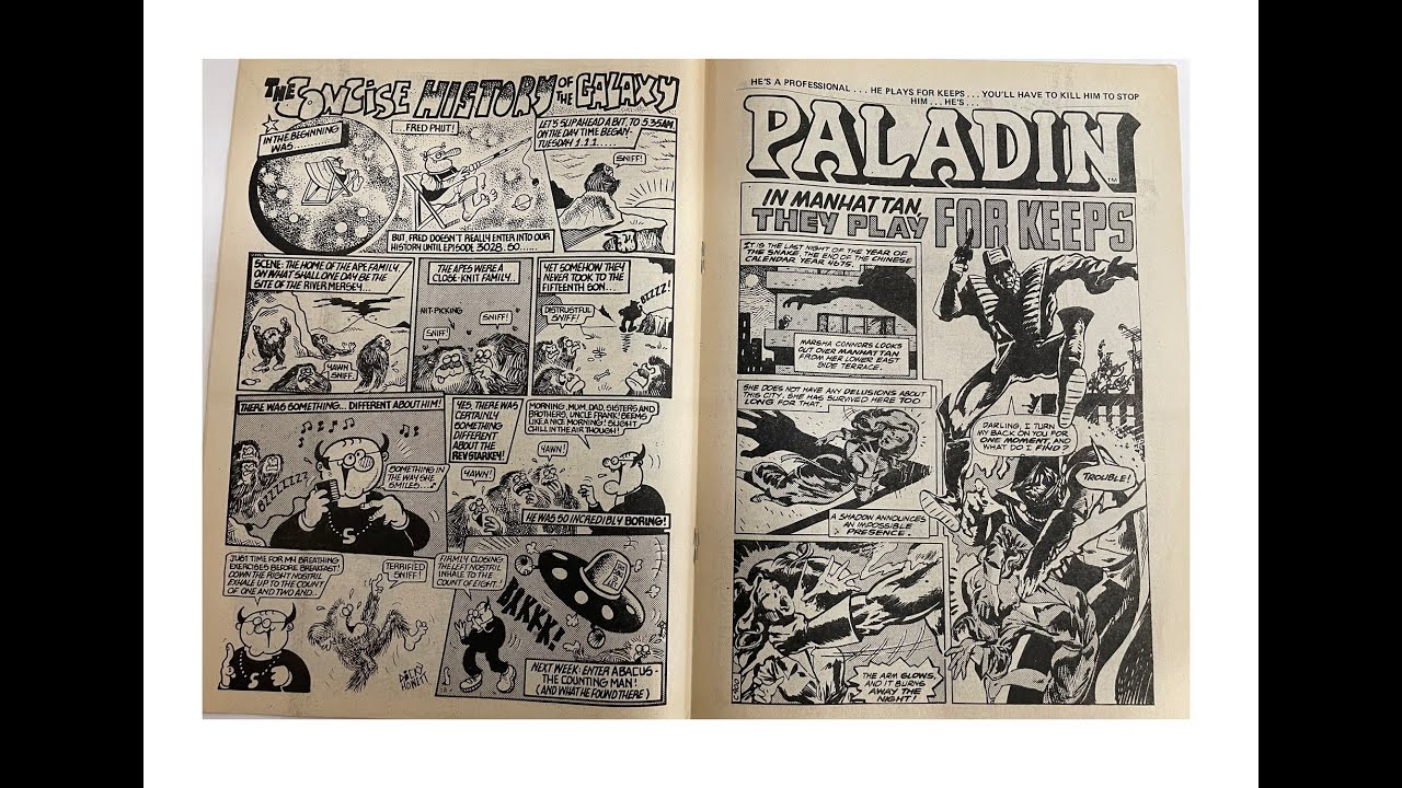 Vintage 1980 Future Tense Weekly Comic Number 1 - First Issue