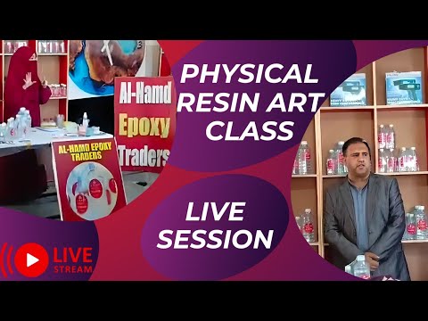 Physical Resin Art Workshop | Resin art | live session| #epoxyart # ...