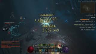 Diablo IV - T64 Pit clear with Rapid Fire Rogue (+6 mins left, old gear, no deaths)