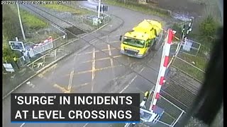 'Surge' in incidents at level crossings