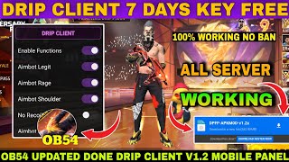 Drip Client Key / Mod Menu Password / Headshot Hack / Free Fire Hack / Key / Mod Menu🔥