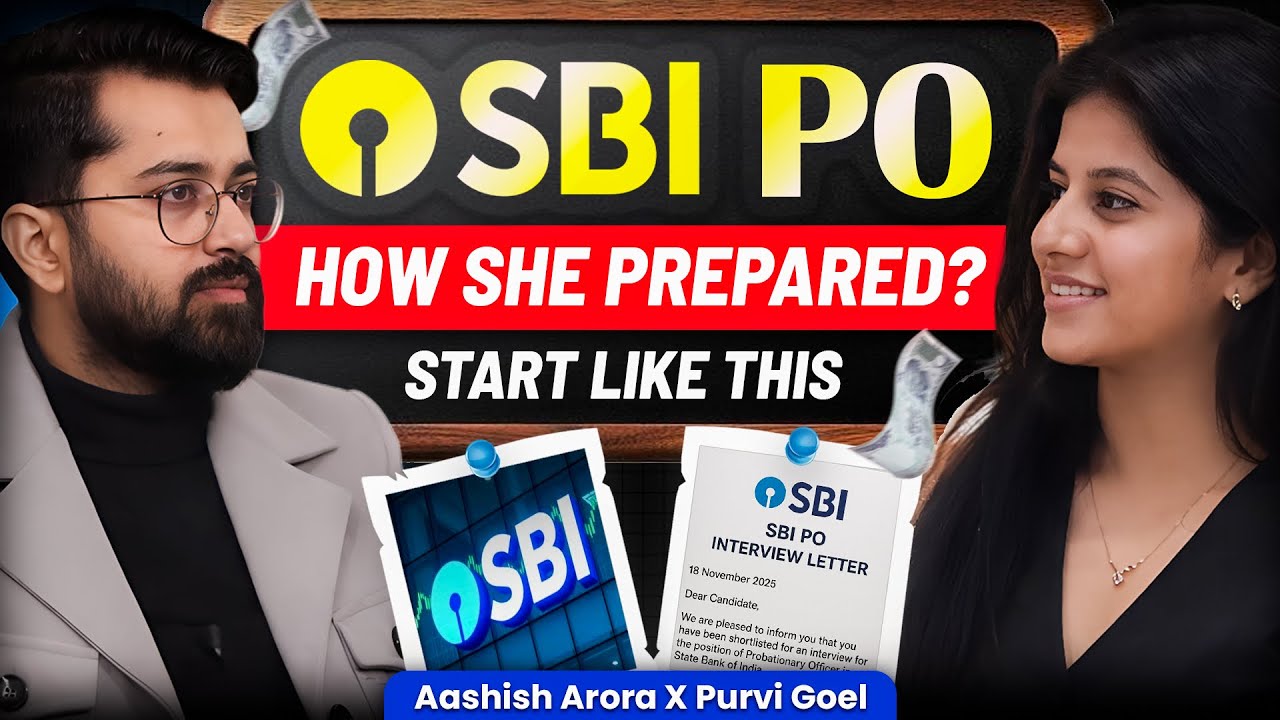 SBI PO : Strategy and Resource by PURVI GOEL with Aashish Arora | Podcast