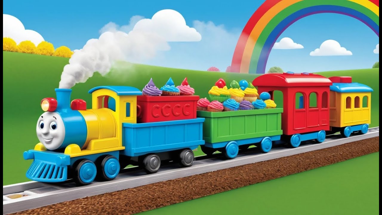 Choo Choo! The Train on the Track | Fun Train Song for Kids | Toddler ...