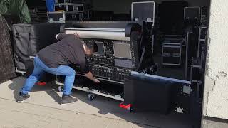 Flip-Ready Detachable Easy Retracting Hydraulic Lift Case for Digico SD7 Digital Console by ZCase