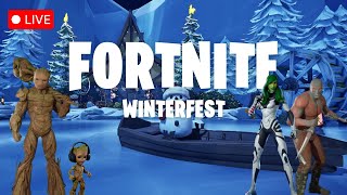 FORTNITE CHAPTER 7 WINTERFEST PRESENTS + BLITZ AND ZERO BUILD GAMEPLAY