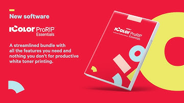 IColor ProRIP Essentials Software Promotional Video