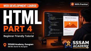HTML Forms, Tables, Audio &amp; Video Tags in Hindi 🔥 | Live Class Recording | Part 4 | Sudhir Sir