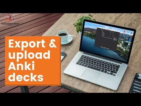 How to export and upload Anki decks