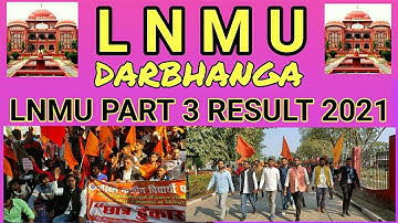 lnmu part 3 result 2021.lnmu ba part3 ka result kab aaega 2021.lnmu ba part 3 result 2021.lnmu resul