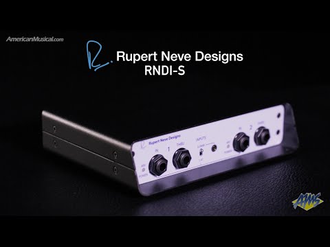 Rupert Neve Designs RNDI-S Direct Box - AmericanMusical.com - YouTube