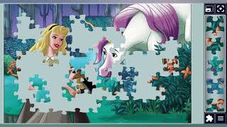 A Magical Unicorn in the The Enchanted Forest👸🏼🦄🔮💐🌴✨️🪄//jigsaw puzzles journey🧩//puzzles Art🧩🧩// screenshot 5