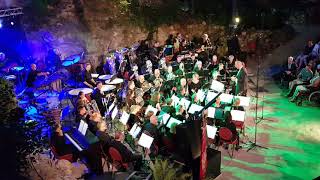 Concert met Harmonie Amicitia in Openluchttheater te Valkenburg a/d Geul (camera: Bert Keydener)