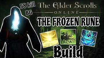 ESO Subclassing PvP Build For Arcanist 58 kill BattleGround | The Frozen Rune | Solstice