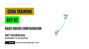 Basic Router Configuration Commands Using CISCO Packet Tracer | CCNA Course DAY 02 | CCNA 200-301