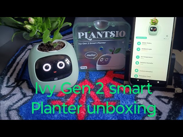 Ivy Gen 2 smart planter unboxing #plantsioivygen2 #ivysmartplanter  #plantsio #robot #unboxing - YouTube