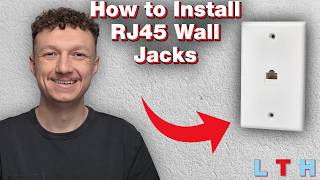 RJ45 Ethernet Wall Outlet Install