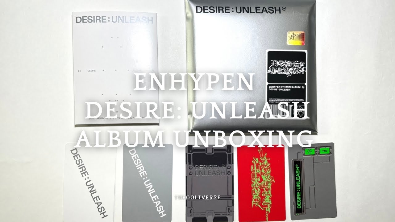 UNBOX ENHYPEN'S DESIRE: UNLEASH ALBUM WITH ME!