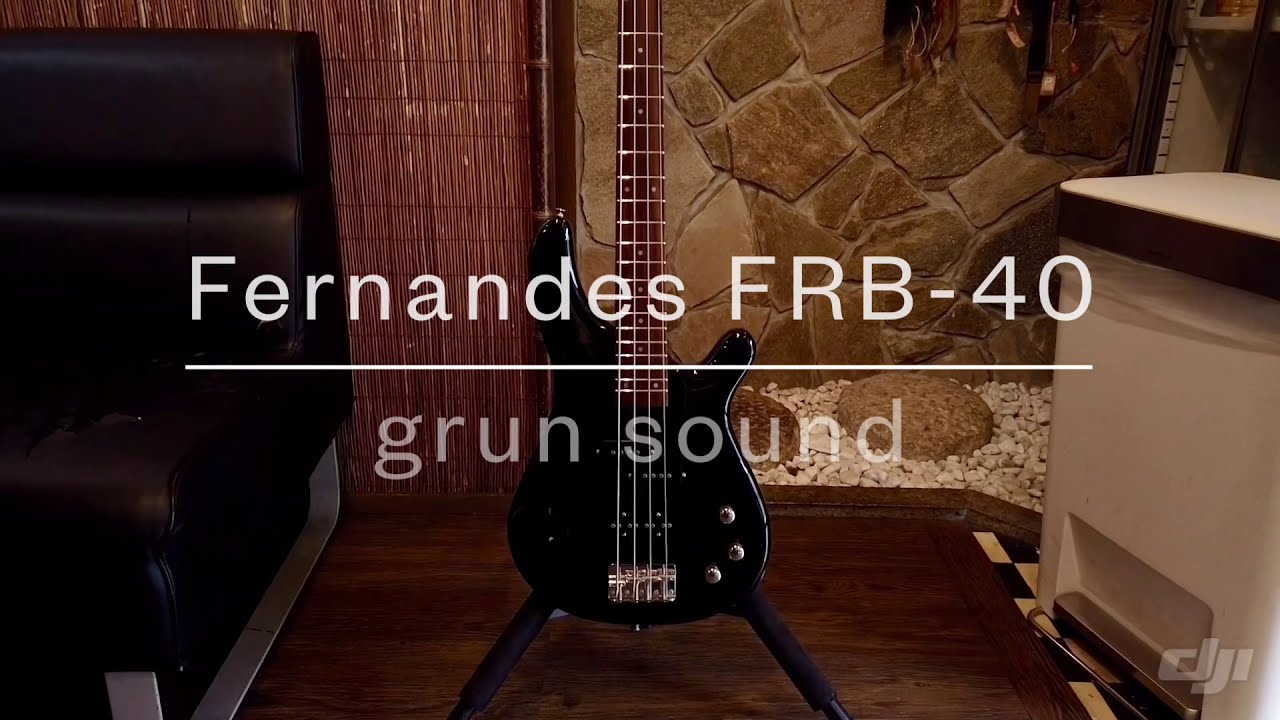 Grun Sound商品紹介no 61 Fernandes Frb 40 Youtube Grun Sound商品紹介no 61 Fernandes Frb 40 Youtube