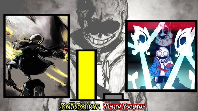 Nightmare Sans vs Epic!Sans Power Levels 