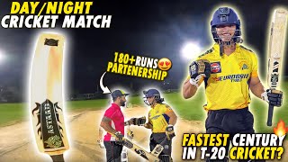 FASTEST CENTURY IN T20 CRICKET MATCH?😍 | WEARING CSK JERSEY FOR THE FIRST TIME🔥| DAY NIGHT T20 MATCH