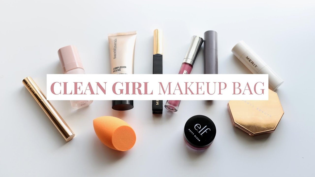 Clean Girl Makeup Bag Minimalist