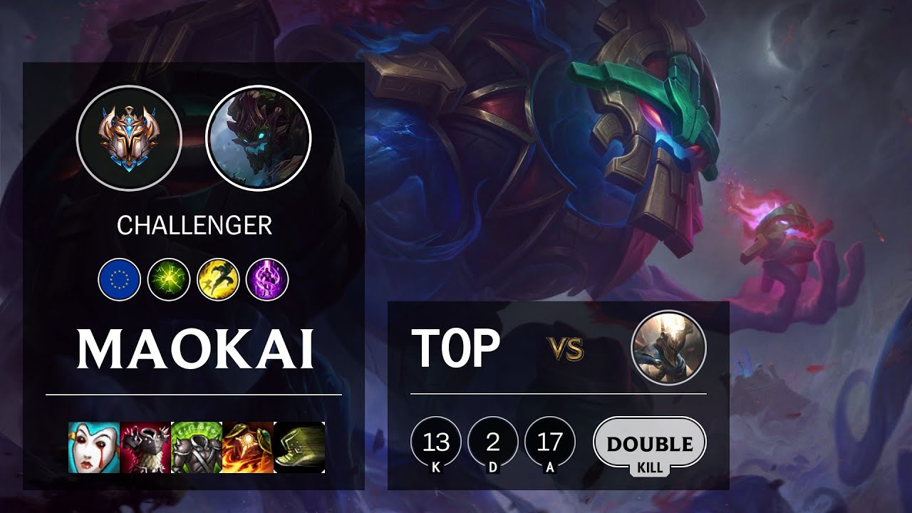 Maokai Top vs Pantheon - EUNE Challenger Patch 10.15